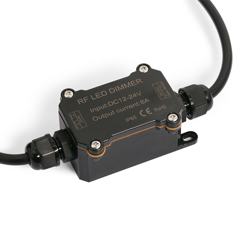 DC12-24V Universal LED Wireless Outdoor Waterproof Controller with 11Keys RF Remote For Single Color LED Strips Lights or Modules DC12-24V Universal LED Wireless Outdoor Waterproof Controller with 11Keys RF Remote For Single Color LED Strips Lights or Modules